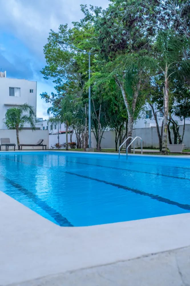 Amenidades JArdines del Sur Alberca